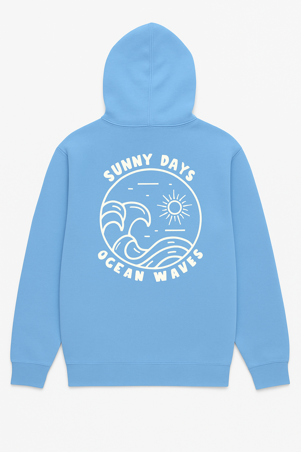"Sunny days, Ocean waves" Hoodie