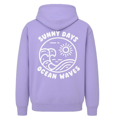 "sunny days, ocean waves" Hoodie